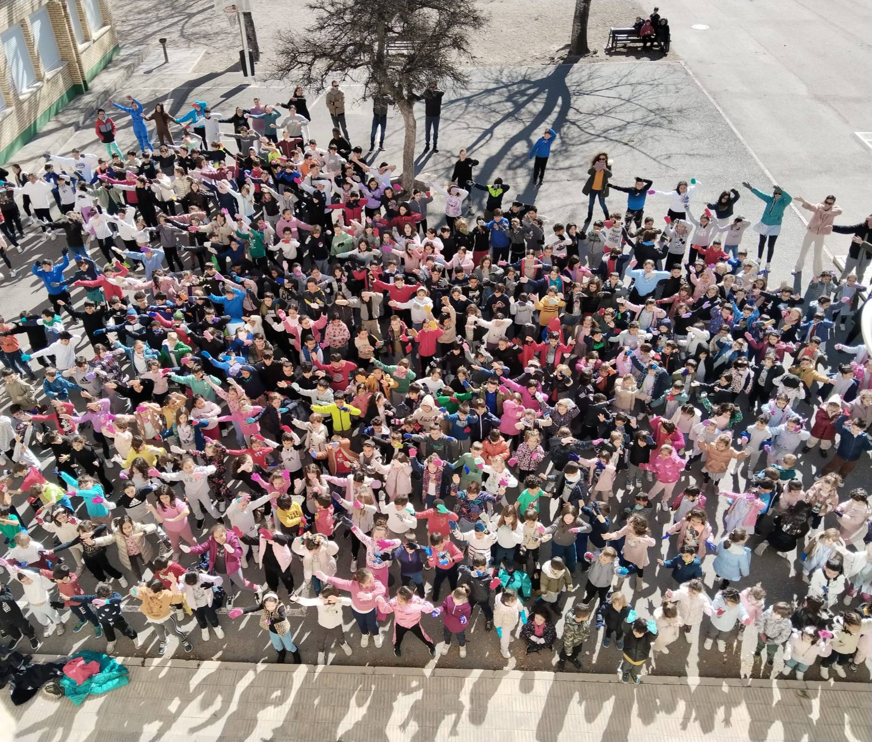 Dia de la Paz en el CEIP Ruperto Chapí de Villena