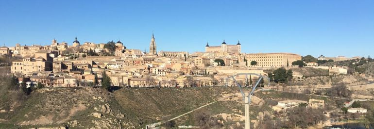 Panorámica de la ciudad de Toledo desde el Valle 