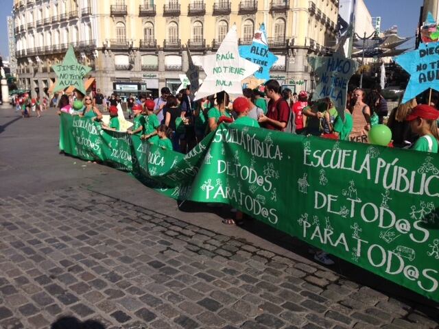 Concentración Arcipreste de Hita en la Puerta del Sol