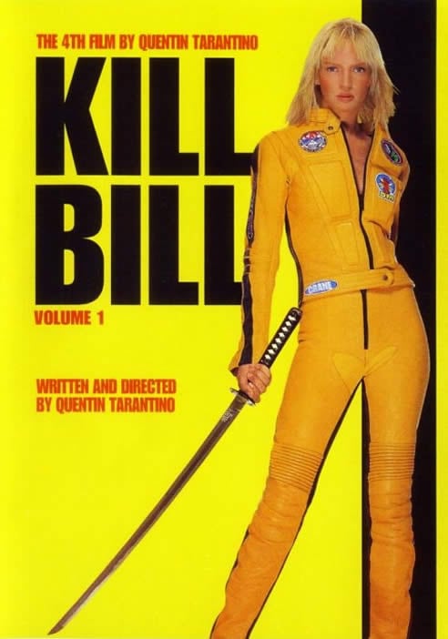 Cartel de &#039;Kill Bill 1&#039;, con Uma Thurman