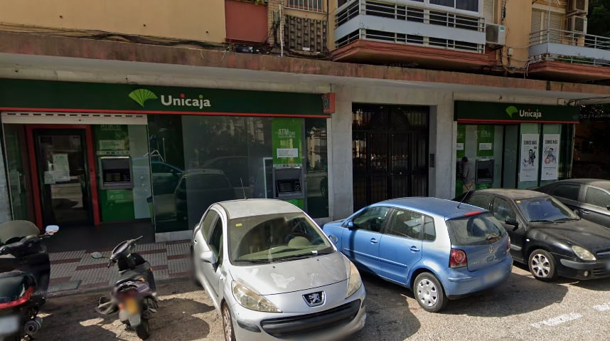 Un cajero de Unicaja en Algeciras