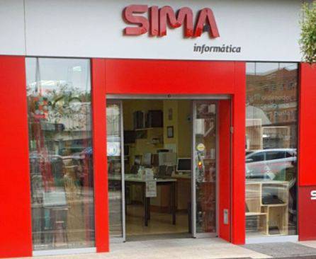 El local de SIMA Informática en San Martín