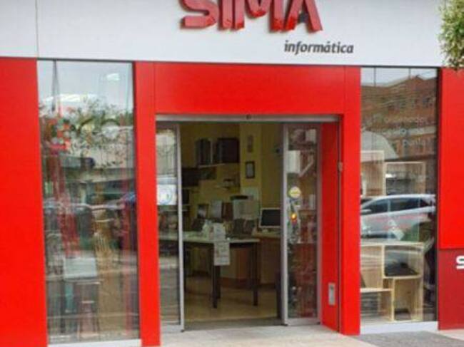 El local de SIMA Informática en San Martín