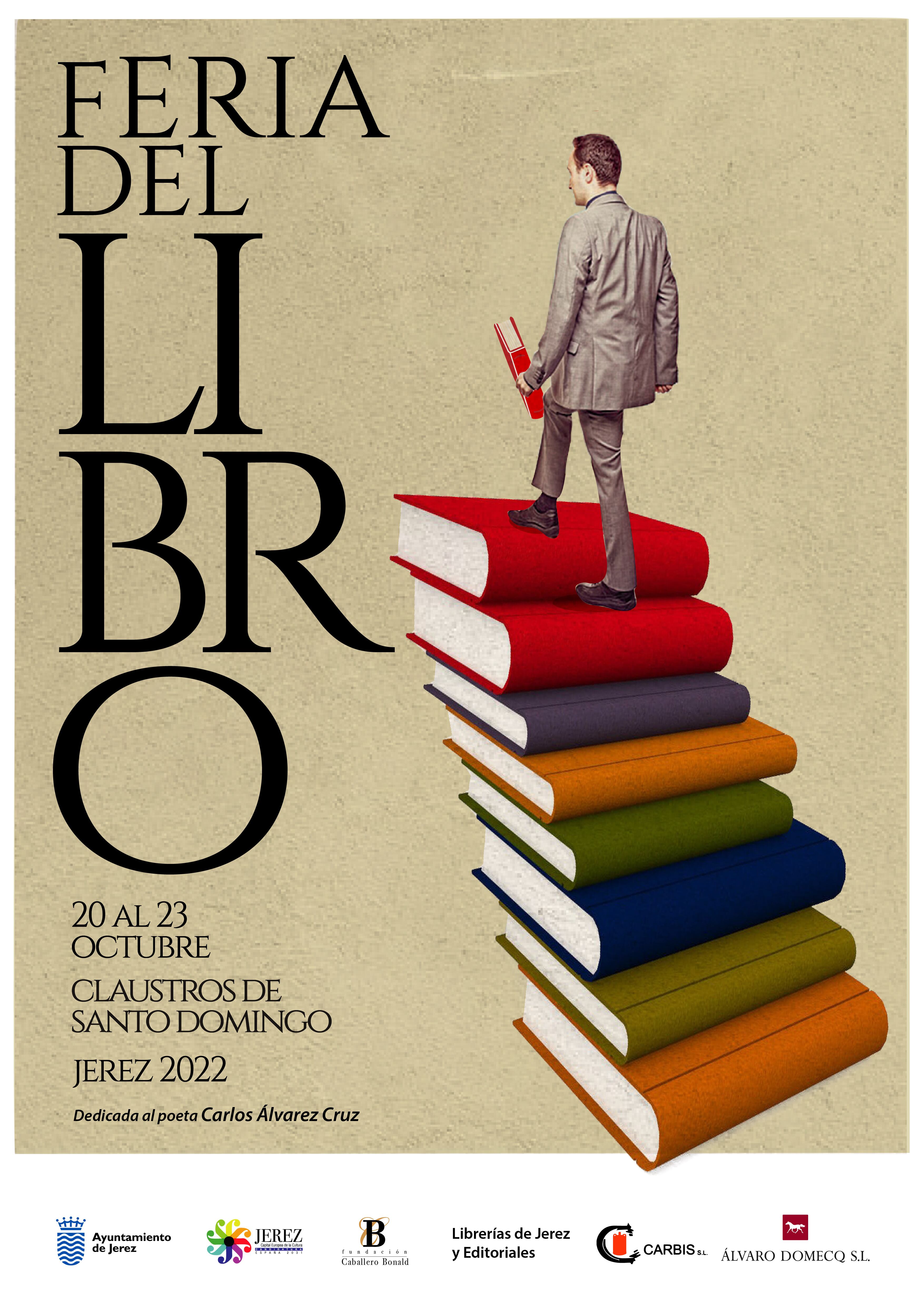Cartel de la Feria del Libro de Jerez