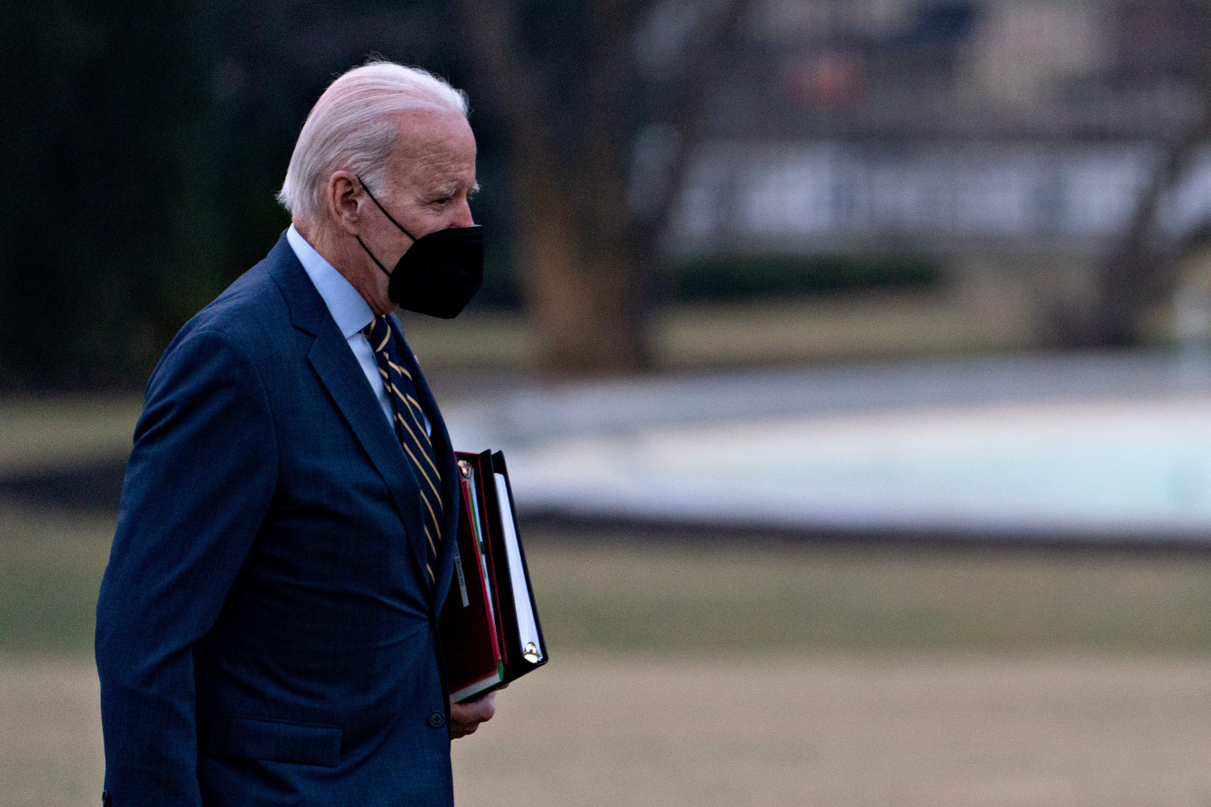 El presidente de Estados Unidos, Joe Biden, el pasado 11 de enero en los alrededores de la Casa Blanca.