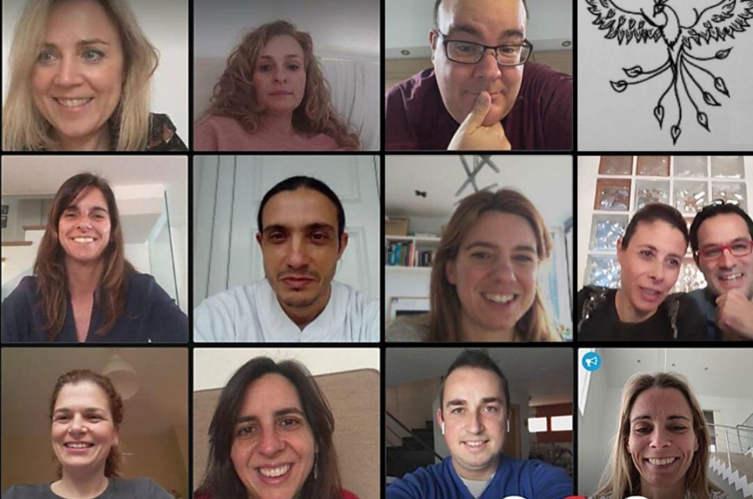 Algunos de los sanitarios que se integran en Social-Covid