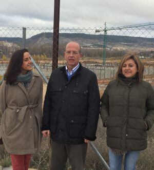 María Roldán, José Manuel Tortosa y Pilar Martínez.