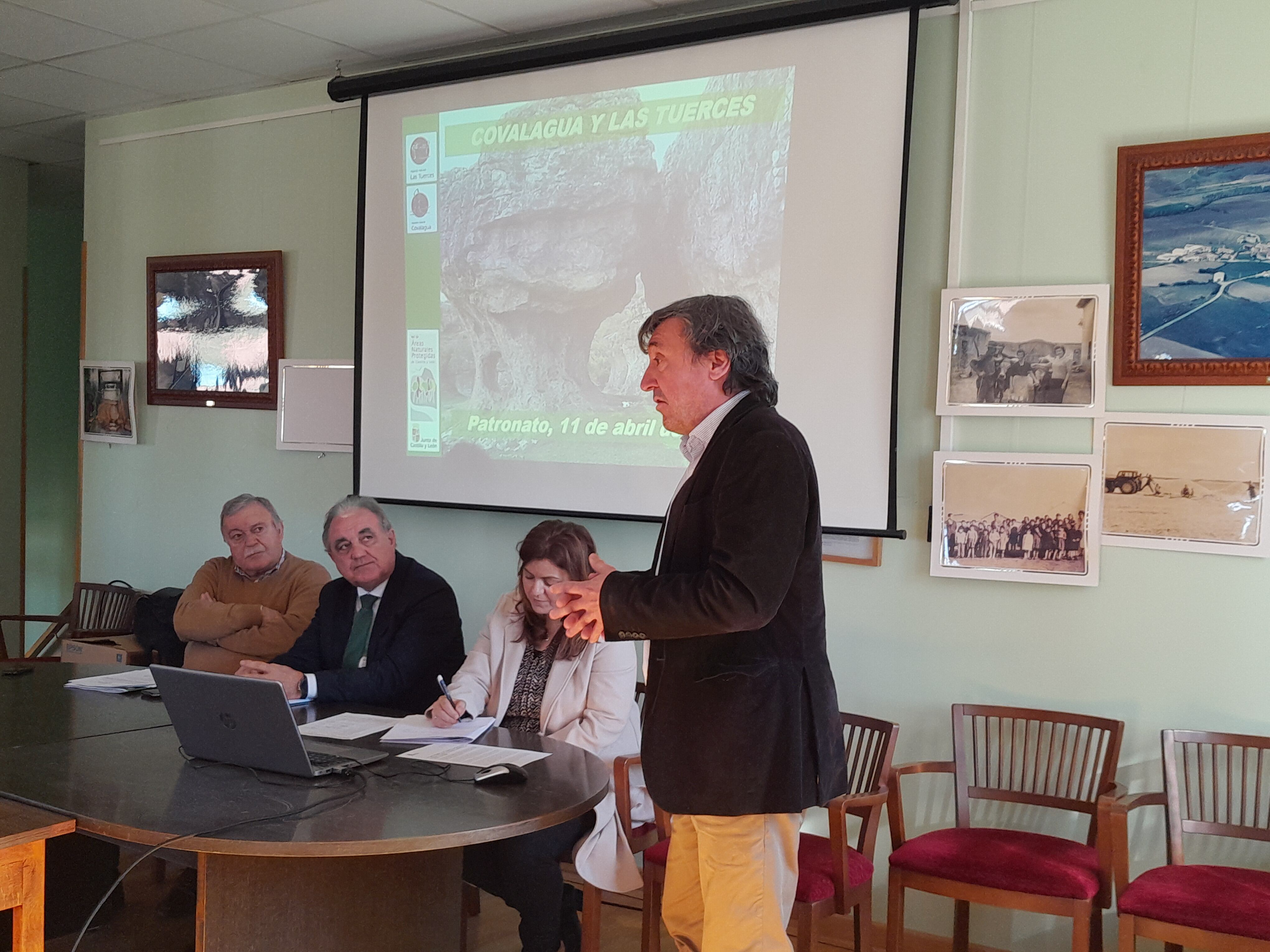 Reunión del Patronato rector de los espacios naturales de Las Tuerces y Covalagua