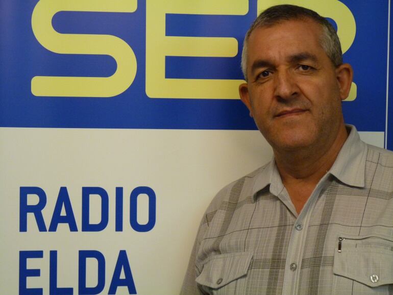 Emilio García, Pte. del C. B. Elda, en una imagen de archivo