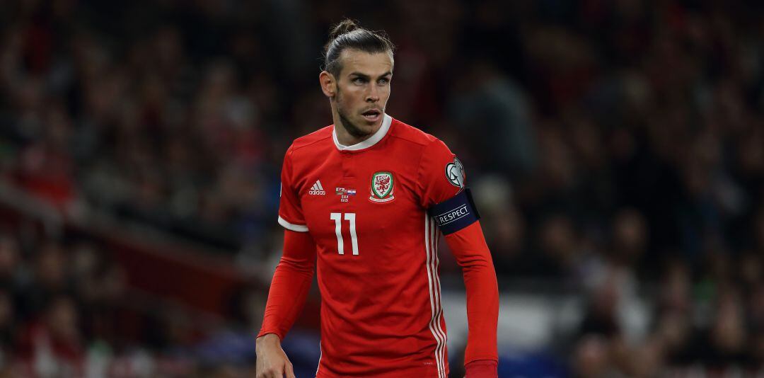 Gareth Bale, durante un partido con el equipo de Gales