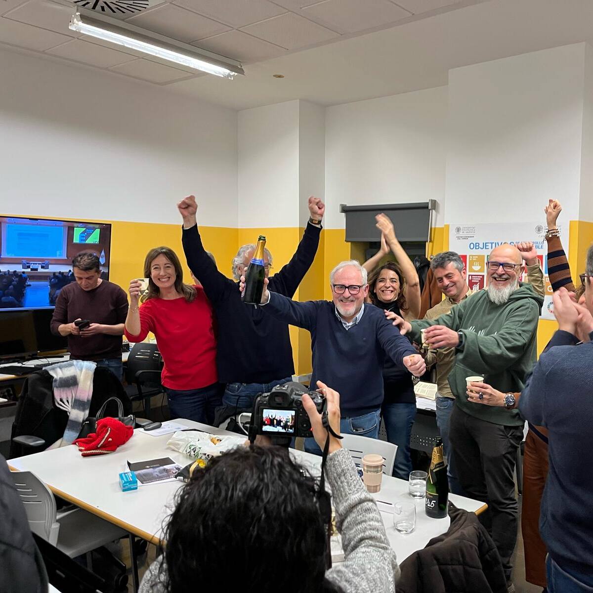 Pau Bernabeu tras ser reelegido director del Campus d'Alcoi de la UPV: "Hemos superado las expectativas"