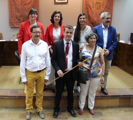 Miembros del equipo de gobierno del PSOE e IU