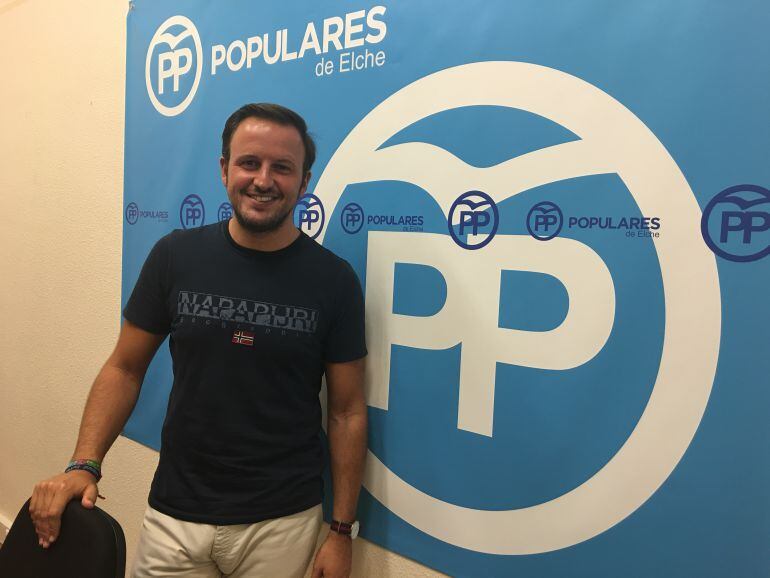 El concejal del Partido Popular, Pablo Ruz