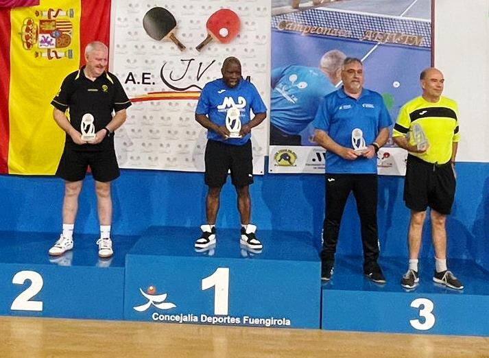 &quot;Joseba&quot; en en podium del Campeonato de España (TT Xàtiva Club) en Fuengirola.