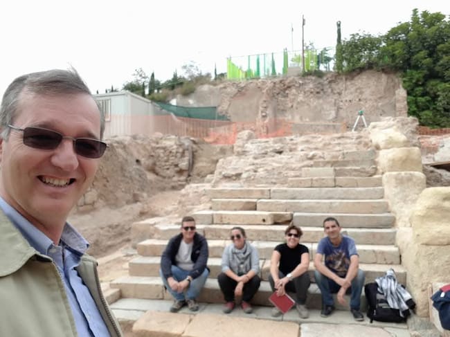En el foro Romano de Cartagena