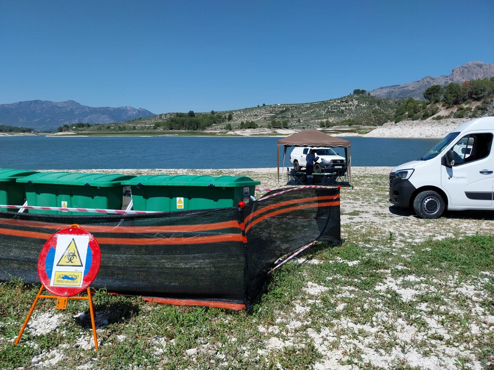 La CHJ realiza despesques selectivos en el embalse de Beniarrés