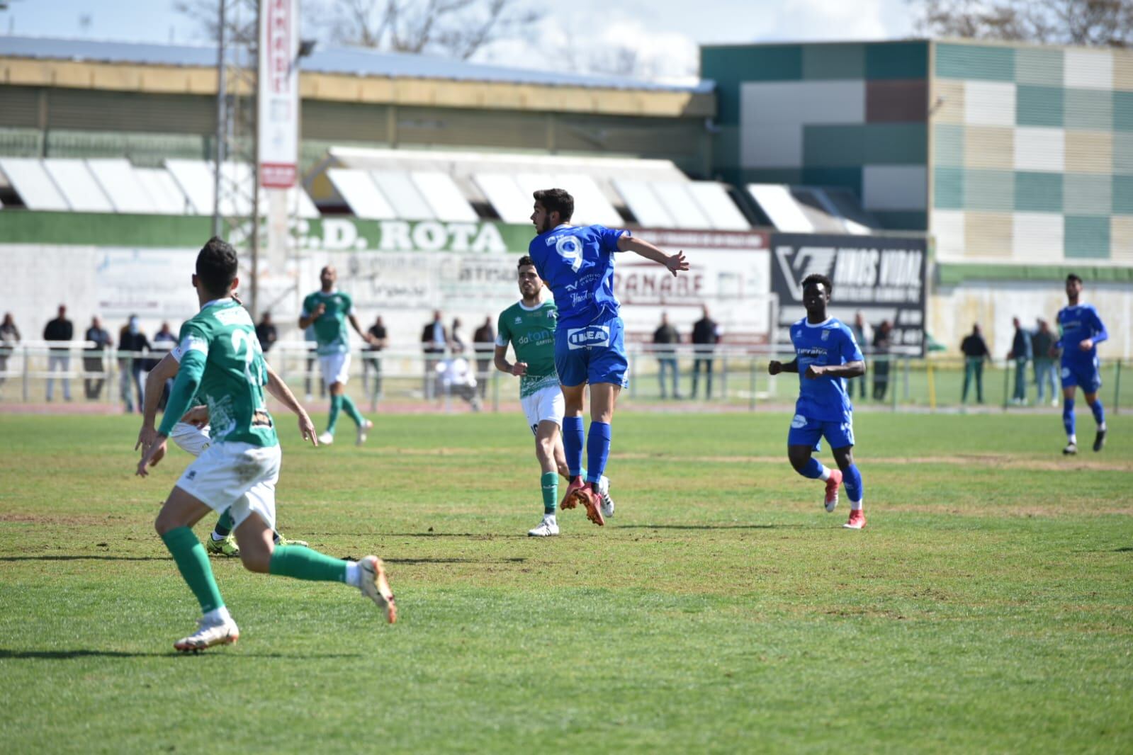 Imagen partido del Xerez CD ante el CD Rota