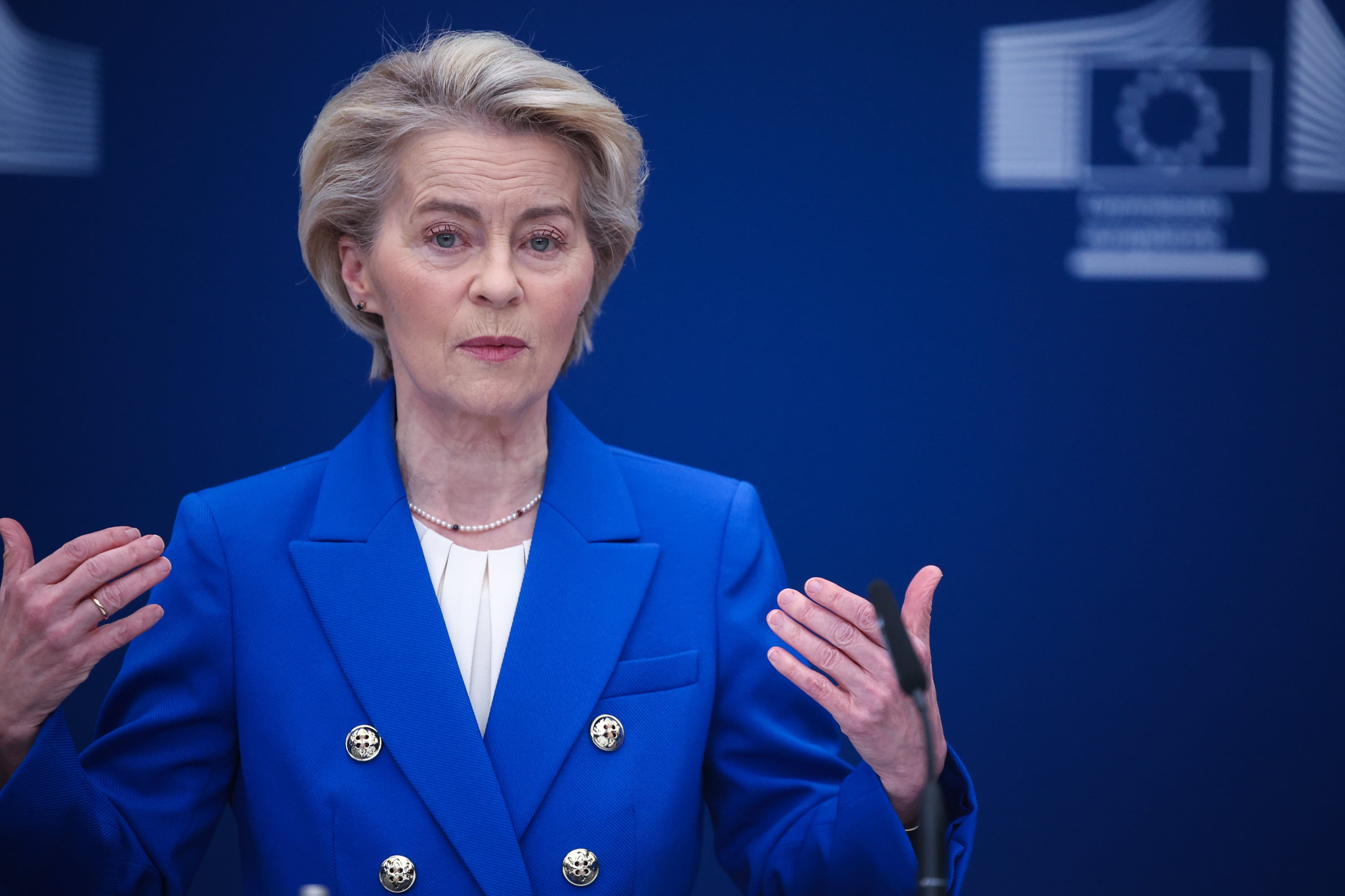 La presidenta de la Comisión Europea, Ursula von der Leyen.