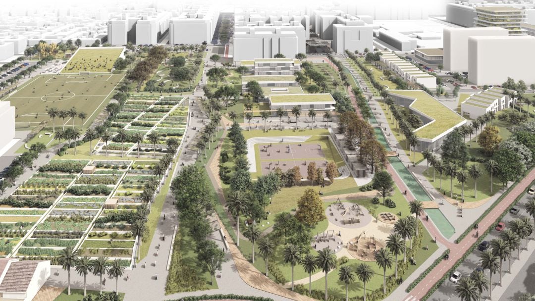 Imagen del proyecto de urbanización de Benimaclet