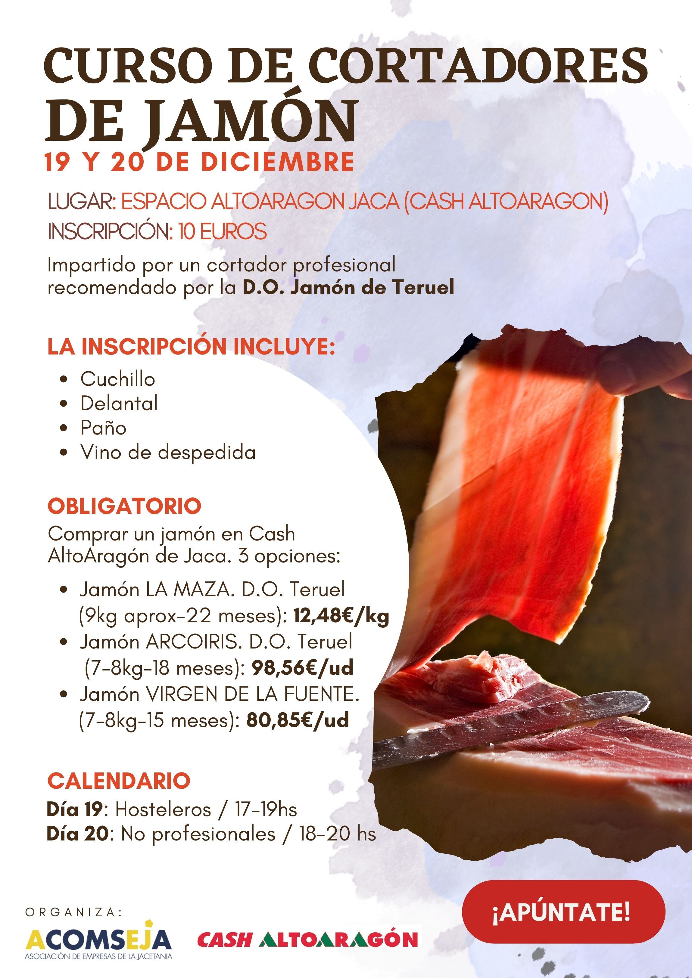 Curso de cortadores de jamón