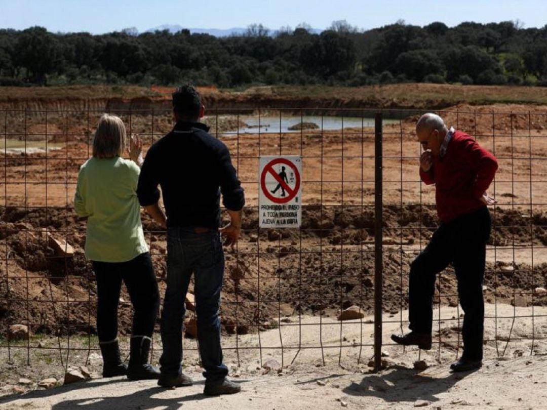 Zona de la mina de uranio.