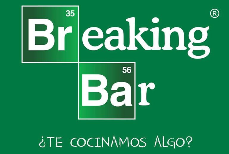 El lema de Breaking Bar juega también con el eufemismo empleado en la serie para referirse a la producción de metaanfetamina.