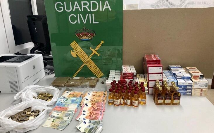 Alijo intervenido por la Guardia Civil