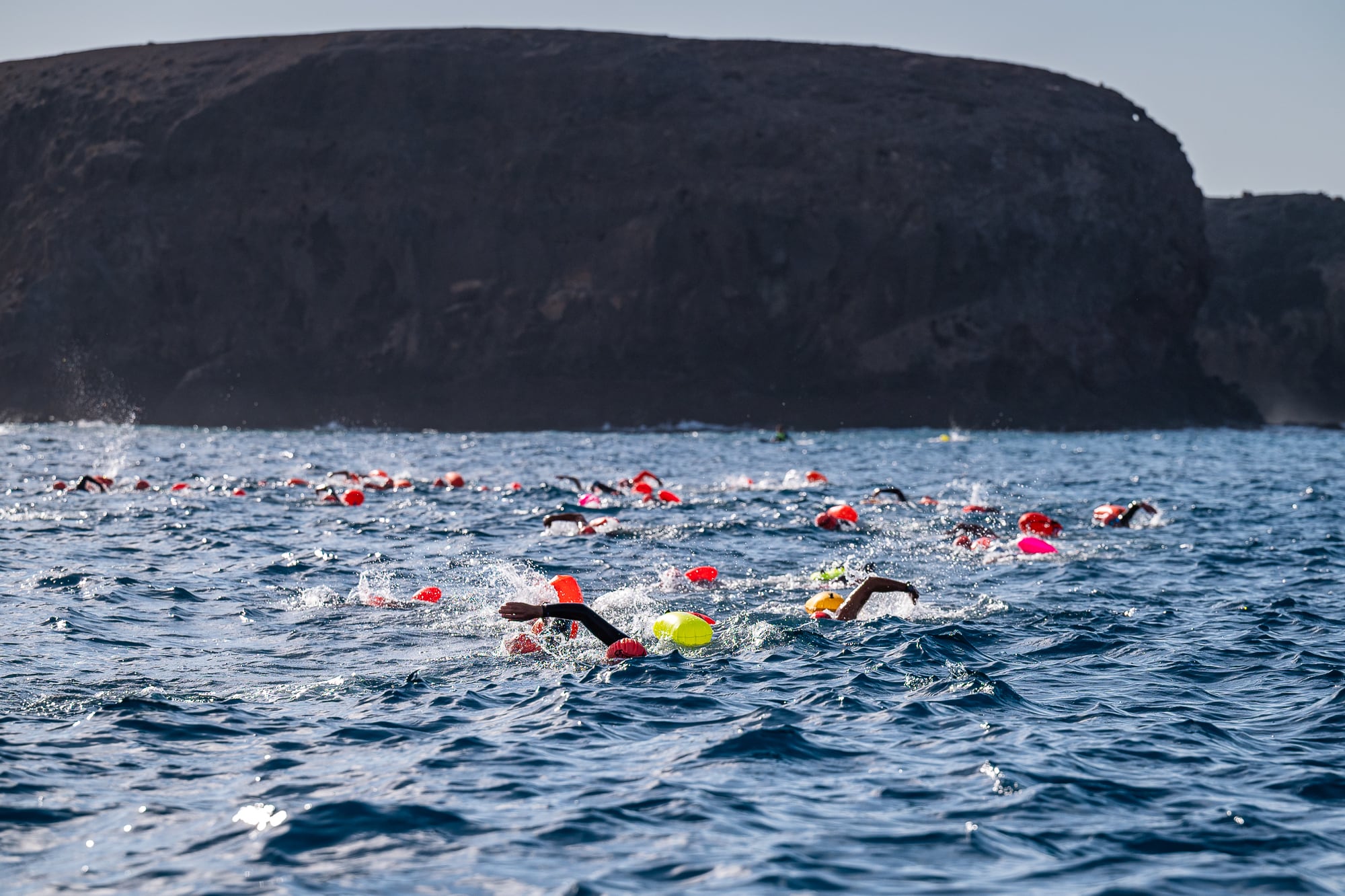 Participantes en la Travesía Playas de Papagayo Dreams Lanzarote Playa Dorada.