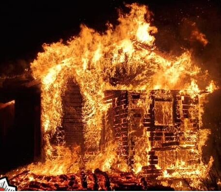 Fuego en el Parque Minero de La Unión