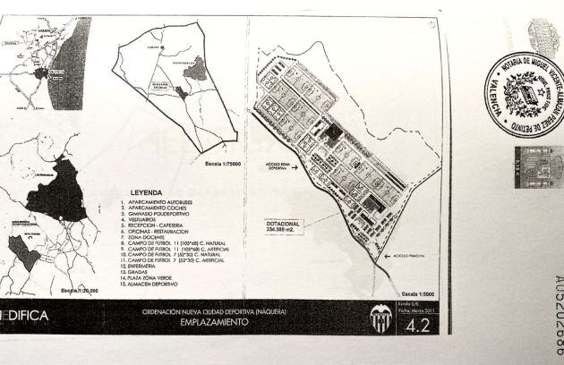 Newcoval: proyecto ciudad deportiva en Náquera.