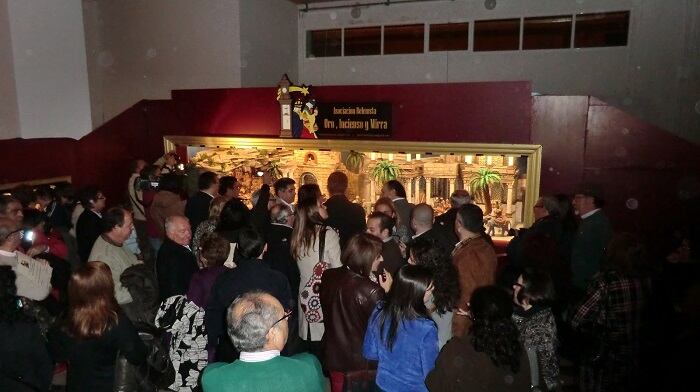 Un nacimiento realizado por la asociación en años anteriores