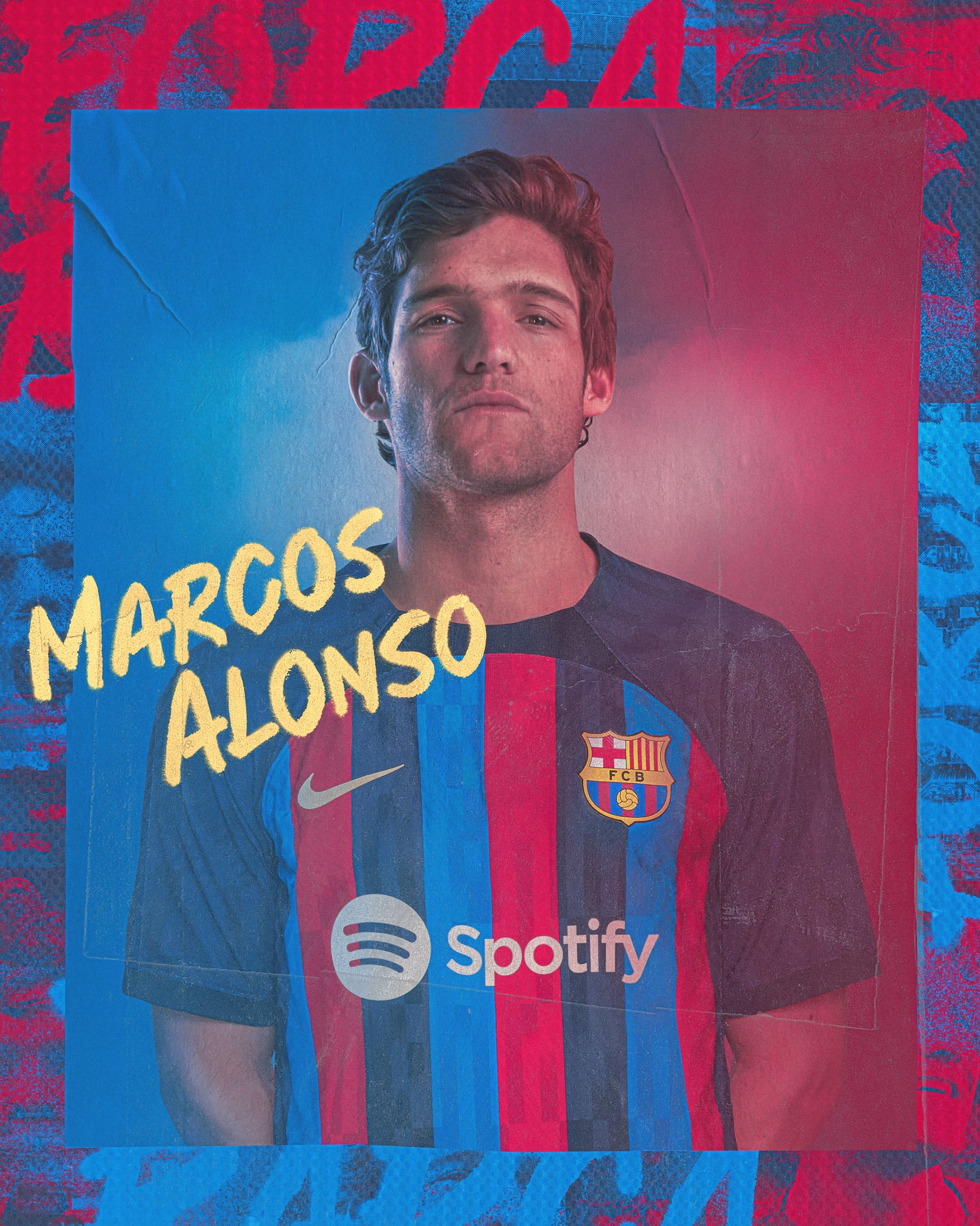 Marcos Alonso ya es nuevo jugador del Barça.