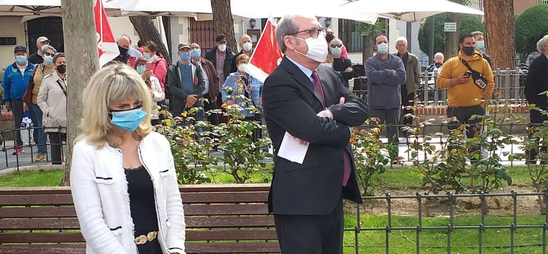 Ángel Gabilondo ha visitado Leganés y allí ha hablado de las restricciones a la hostelería y de ayudas directas al sector