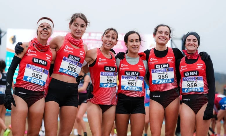 La tomellosera Alicia Berzosa, campeona de España de Campo a Través con su equipo, el Bilbao Atletismo