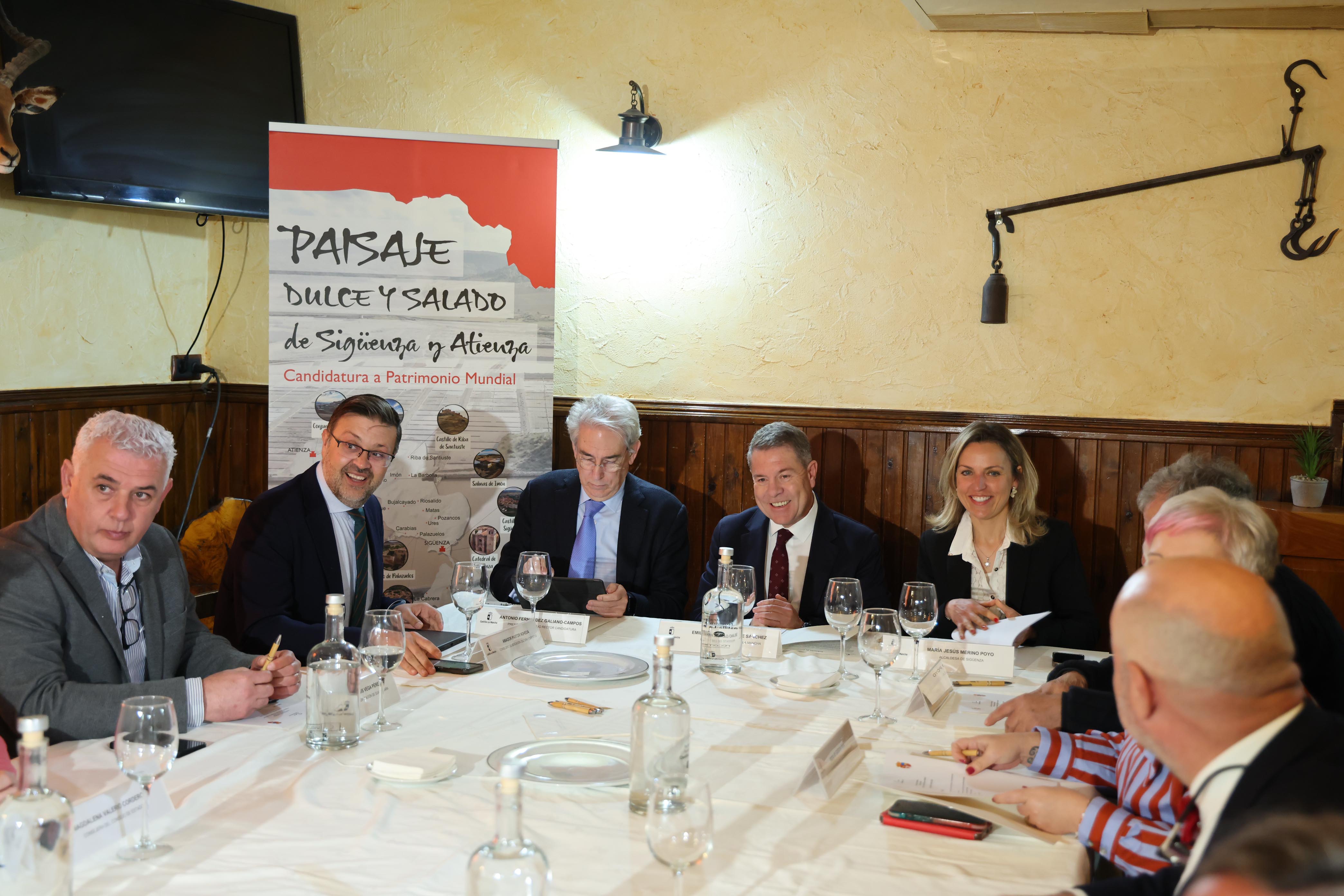 Reunión en Palazuelos candidatura Sigüenza