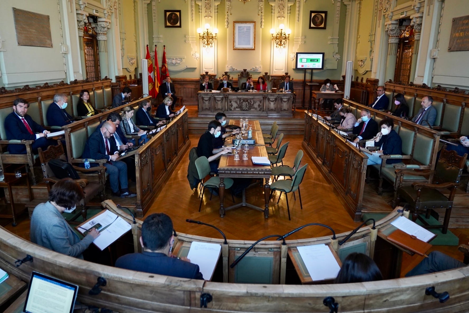 Salón de Plenos del Ayuntamiento de Valladolid