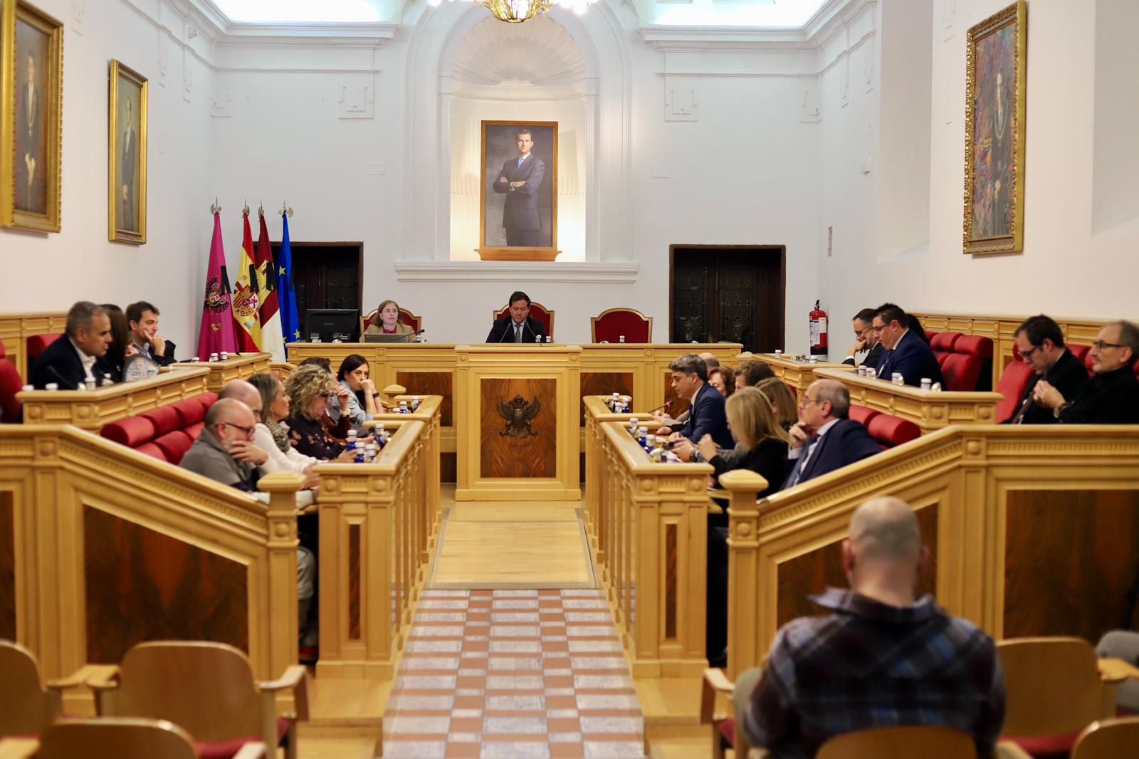 Pleno celebrado este viernes en el Ayuntamiento de Toledo