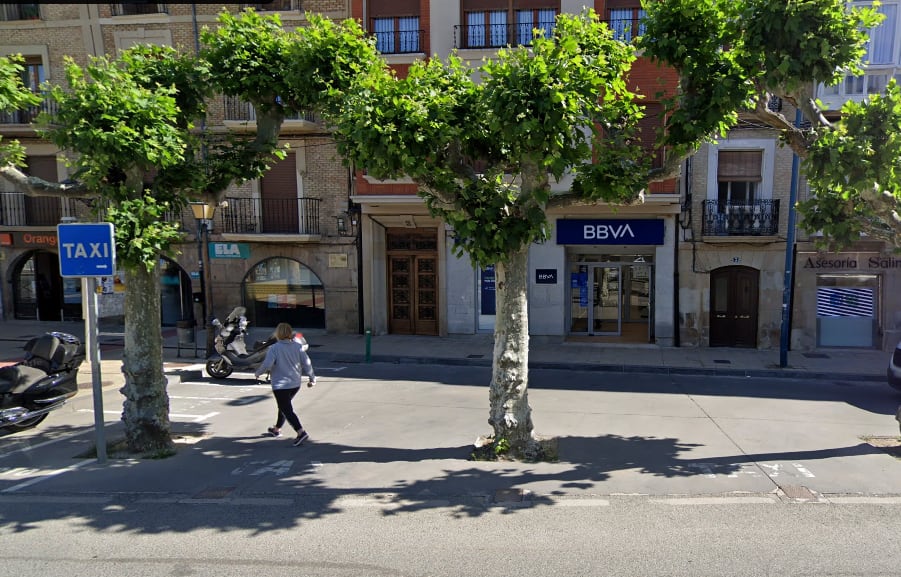 Parada de taxis en Tafalla