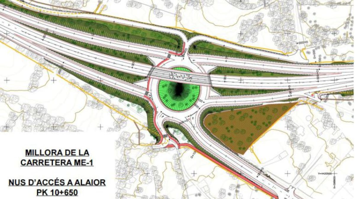 La rotonda de Alaior funcionará en un mes