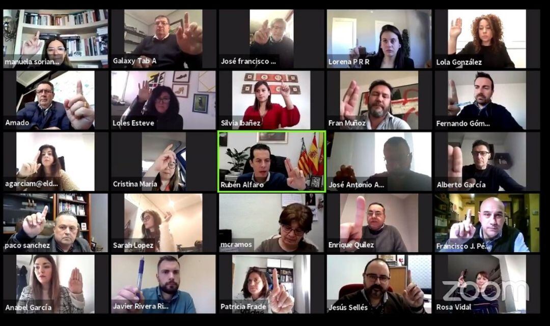 Votación unánime del pleno de Elda para adhesión a ayudas a sectores damnificados