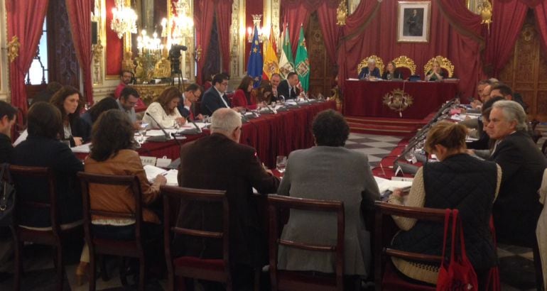 Imagen del pleno de la Diputación de Cádiz