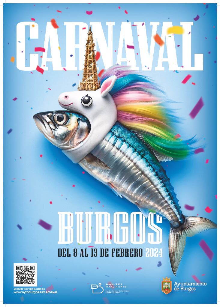 El Cartel del Carnaval 2024 en Burgos es obra de Rodrigo Pascual