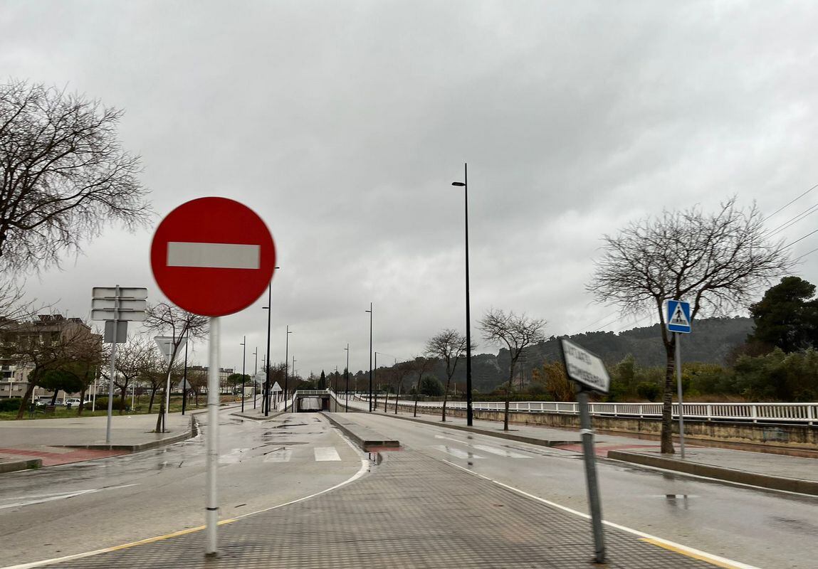 Lluvia en la ciudad de Gandia