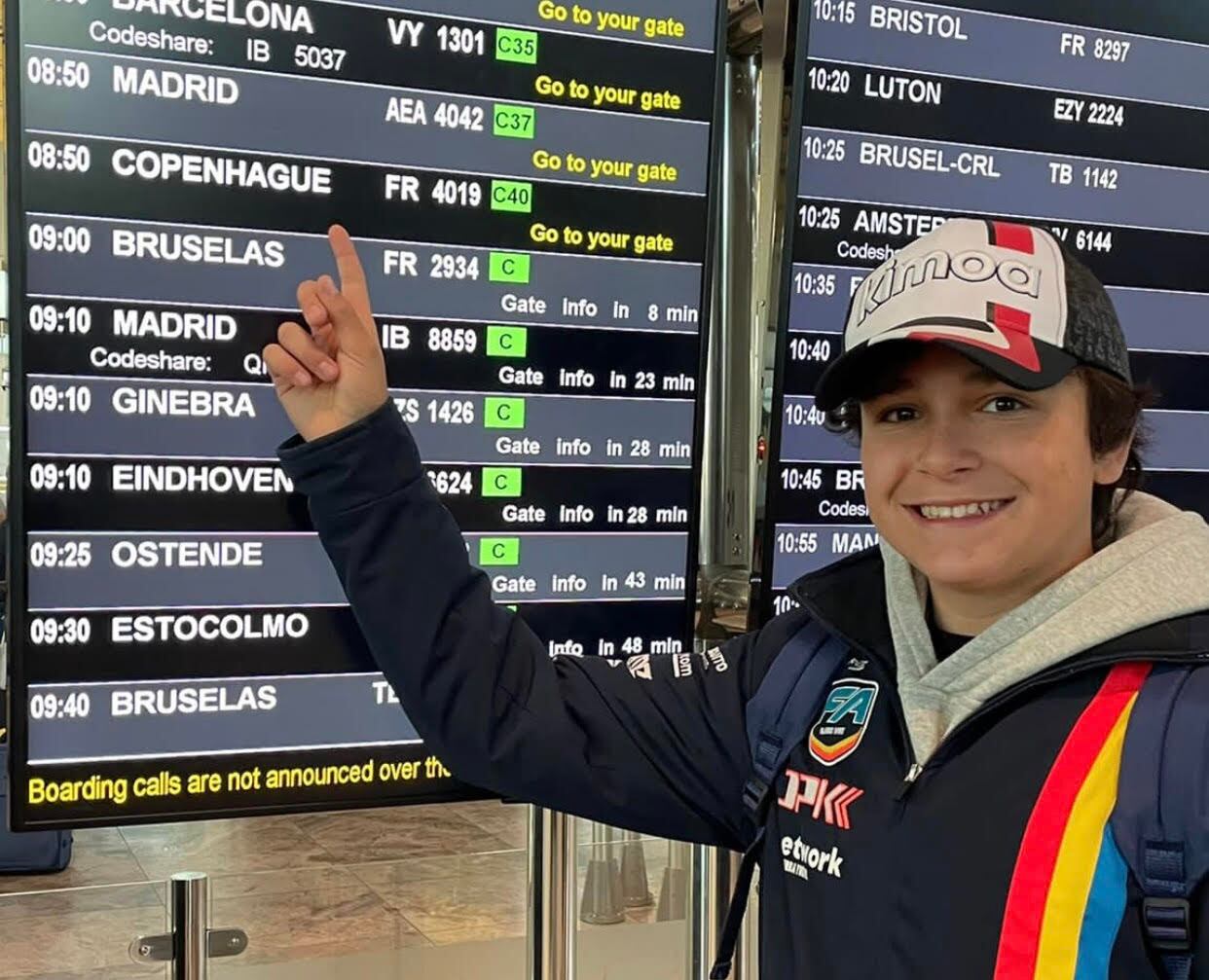 Sandro Pérez sigue recorriendo Europa para crecer como piloto