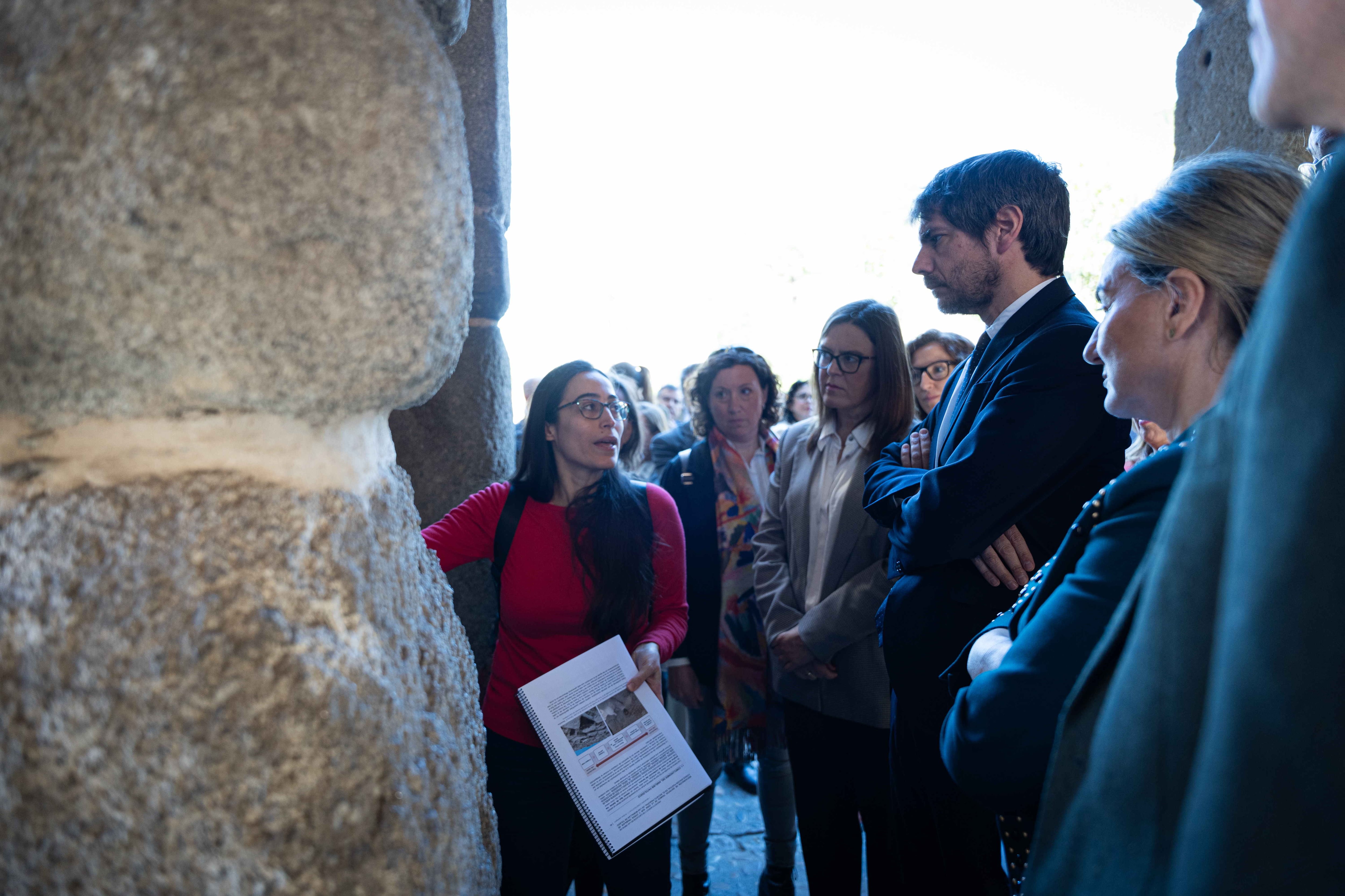 El ministerio de Cultura, Ernest Urtasun, durante su visita a Toledo