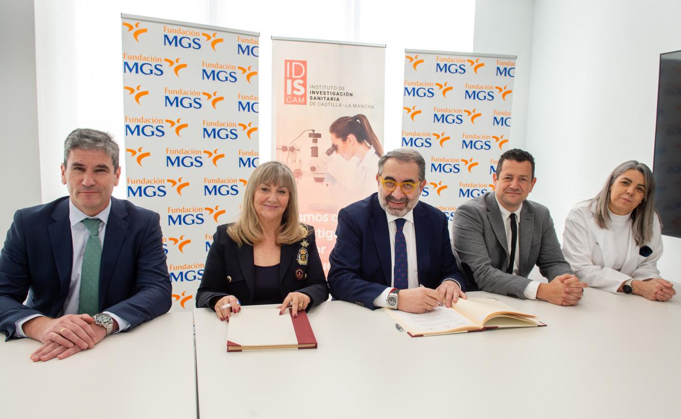 Firma del acuerdo de colaboración con la Fundación MGS