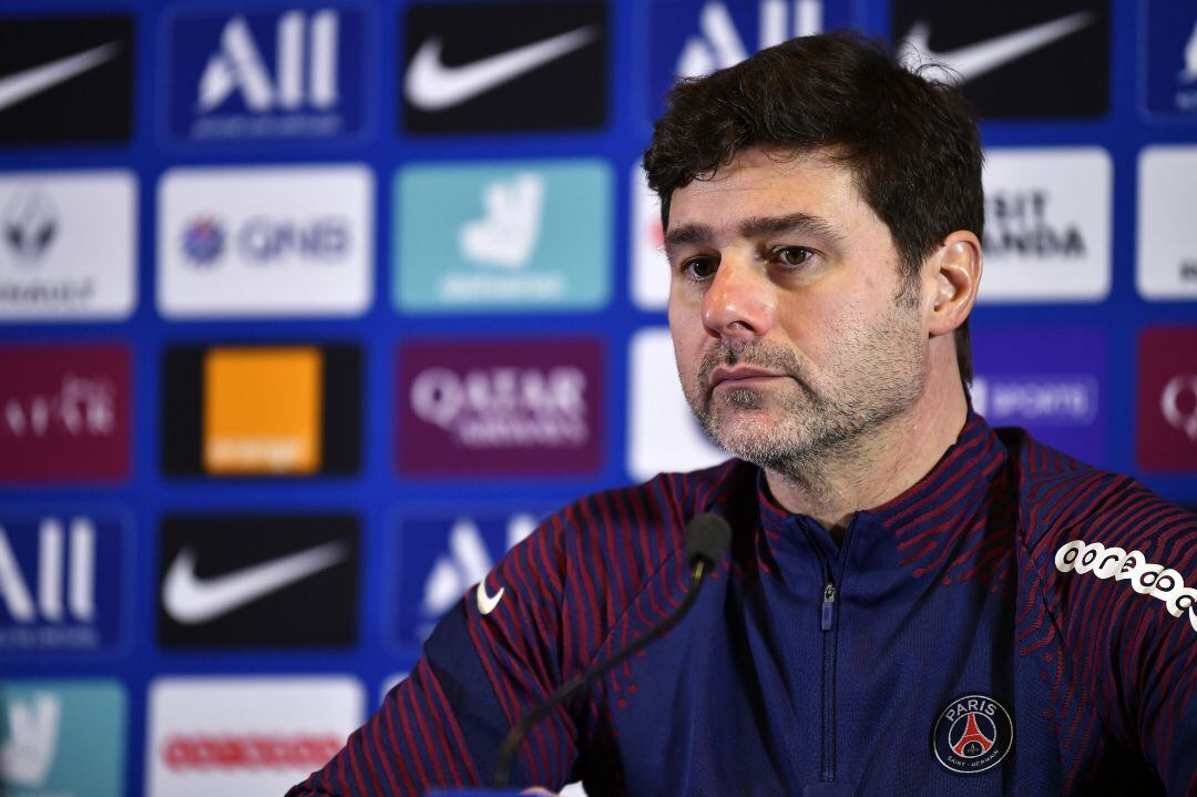 Pochettino, en rueda de prensa. 