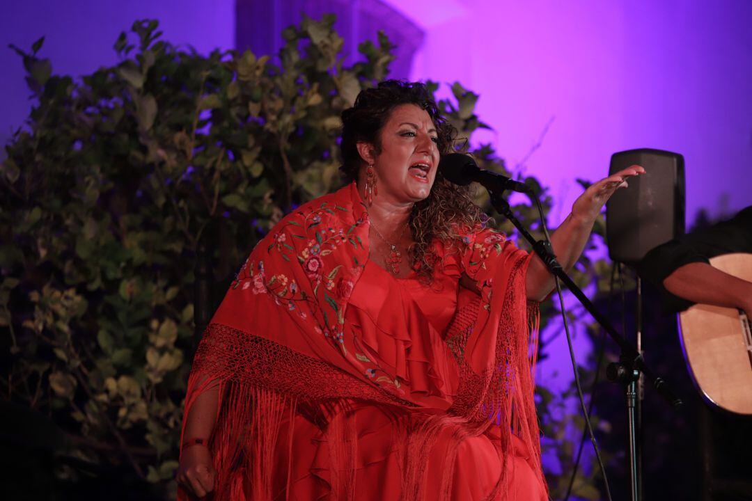 Macarena durante su actuación la noche del domingo