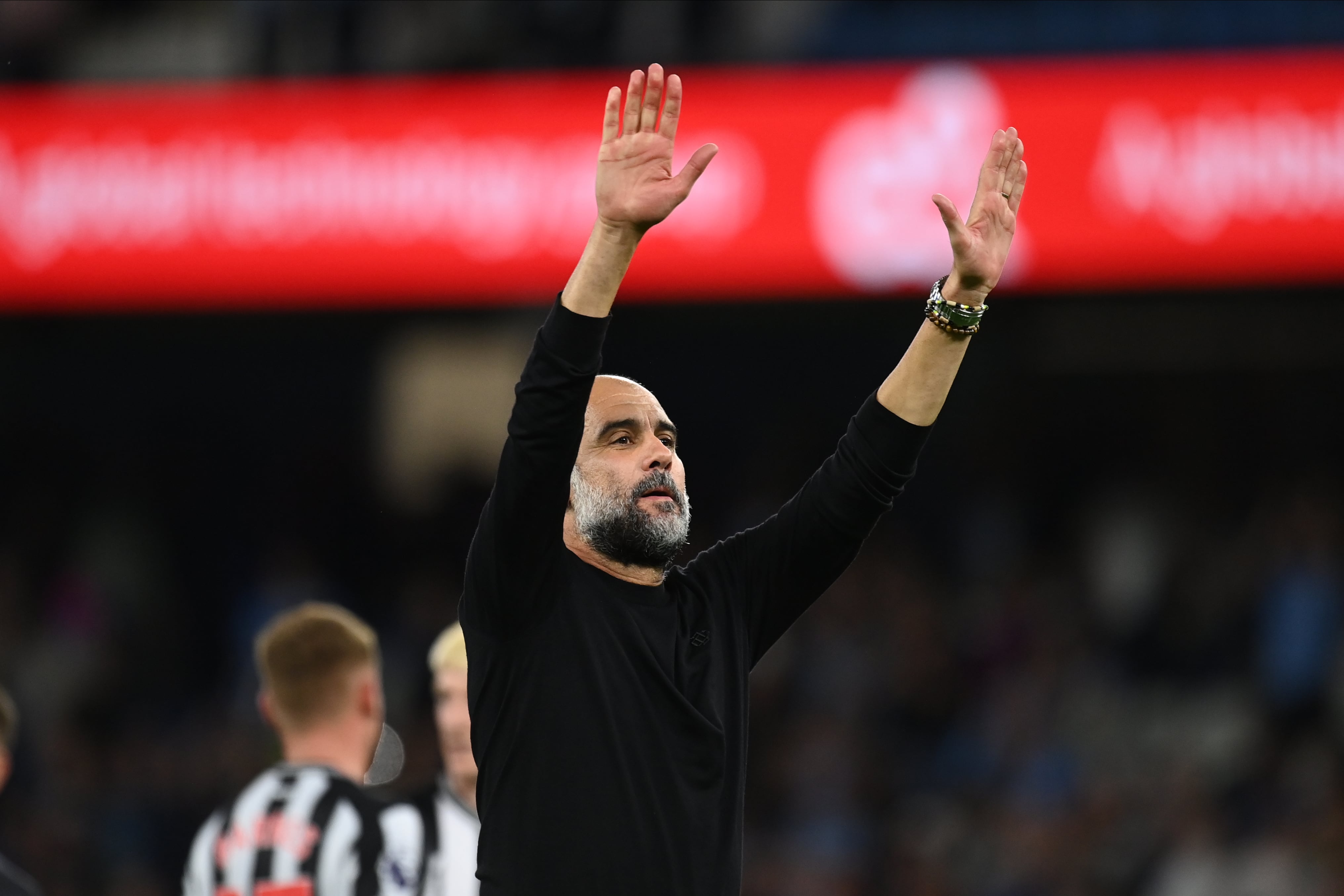 Pep Guardiola, tras la victoria del Manchester City con el Newcastle United