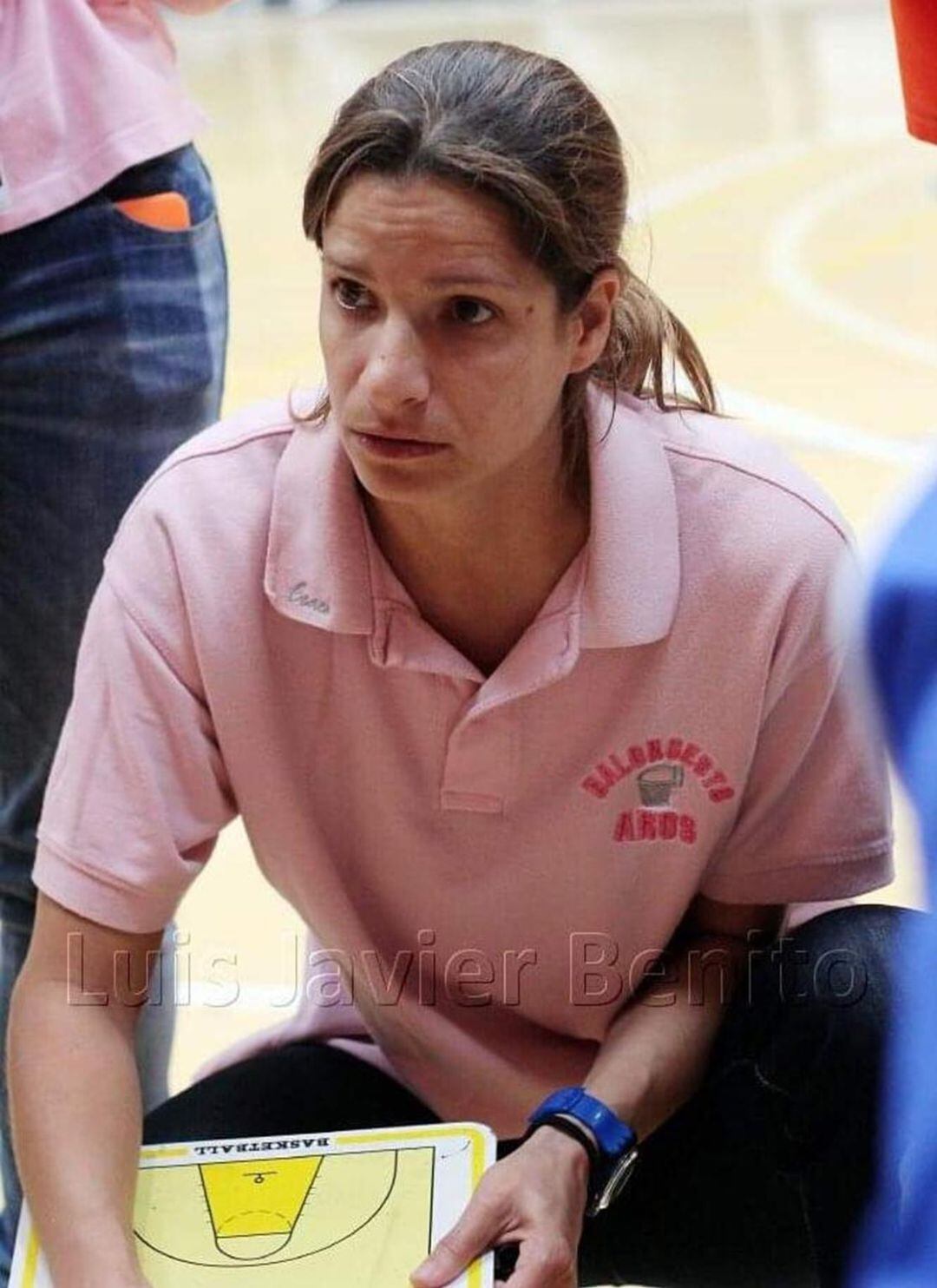 Bea Pacheco como entrenadora en el Aros